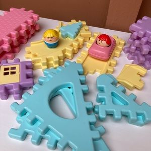 Vintage 1991 Little Tikes Wee Waffle Play Set